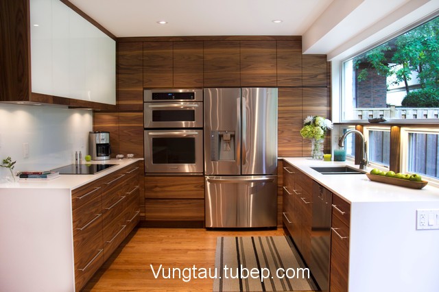 modern kitchen 32 Mẫu tủ bếp có thiết kế Hiện Đại ở Vũng Tàu – BVTHD003