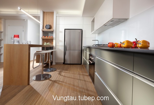 modern kitchen1 Mẫu tủ bếp Inox ở Vũng Tàu – BVTIN004